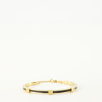 Imagem da pulseira Forever Fendi dourada e preta da marca Fendi para Mulheres - Temporada Primavera-Verão 2026 - Vista Frontal