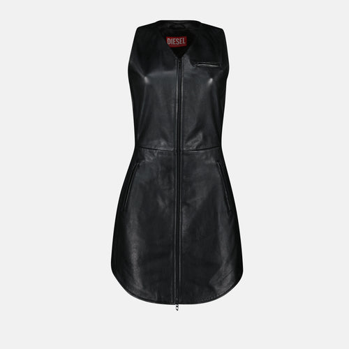 L-Ilith Leather Dress Diesel