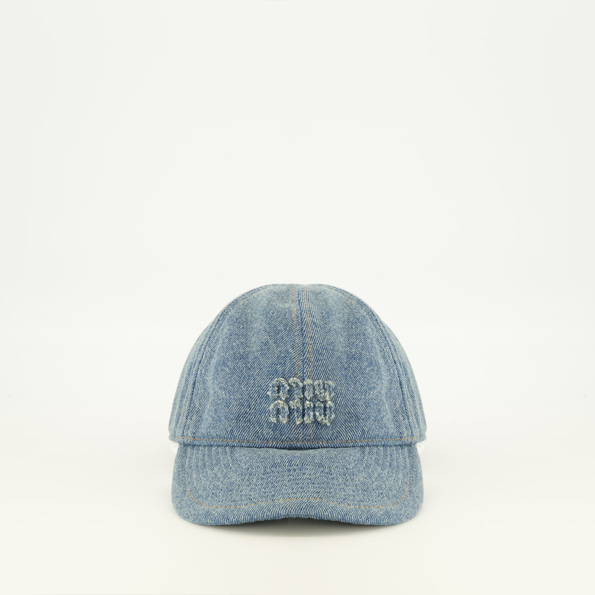 Chapeaux, casquettes et bonnets Denim-Kappe Miu Miu Bleu Femme