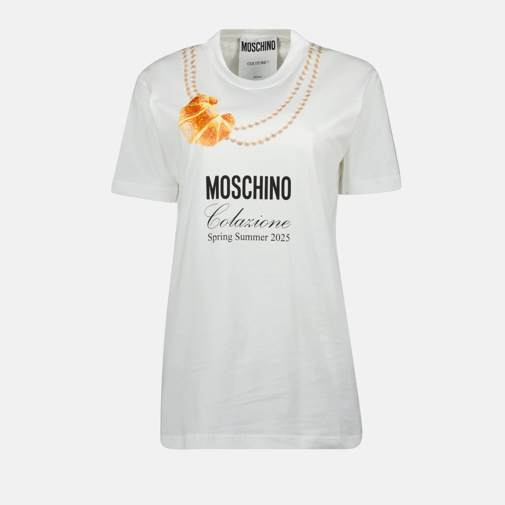 T-shirts Colazione T-Shirt Moschino White Femme