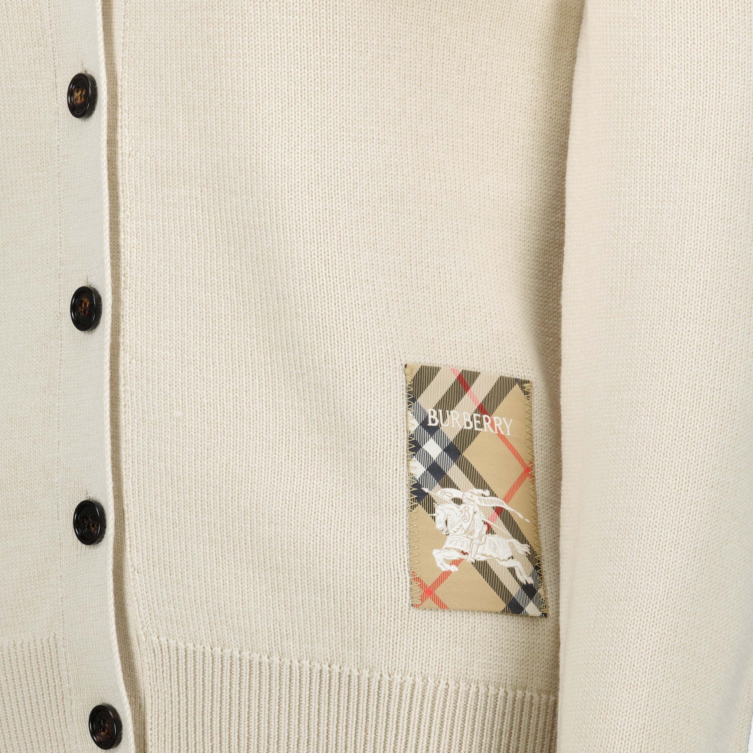 Maille Cardigan Cavalier beige Burberry Beige Femme