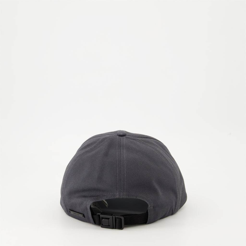 Hats, caps and beanies Logo Cap Moncler Gray Homme