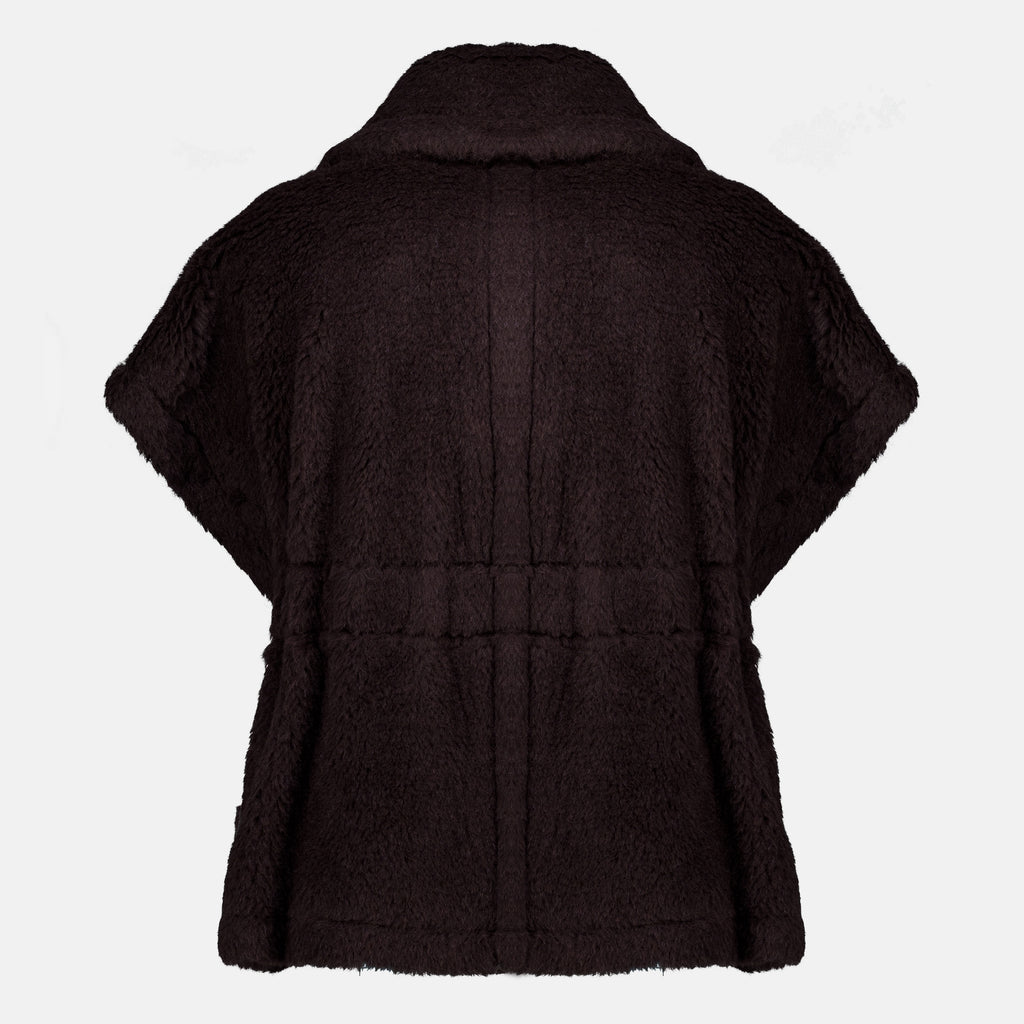 Vestes Cape en Teddy marron Max Mara Marron Femme