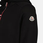Sudaderas Sudadera con Capucha con Cremallera Moncler Negro Homme