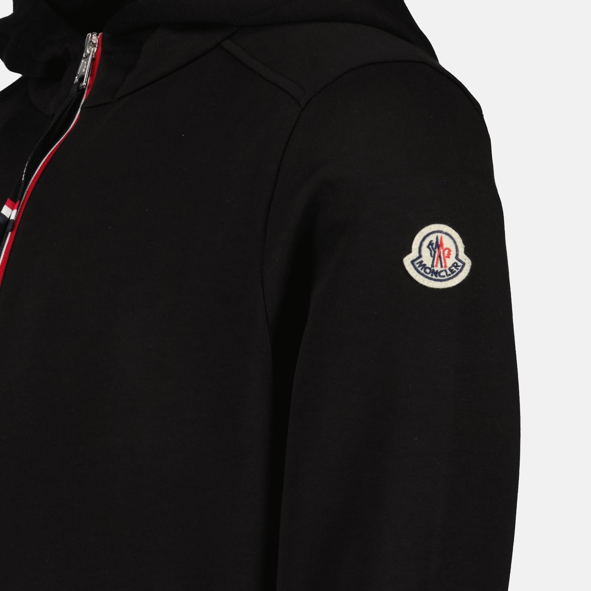 Sudaderas Sudadera con Capucha con Cremallera Moncler Negro Homme