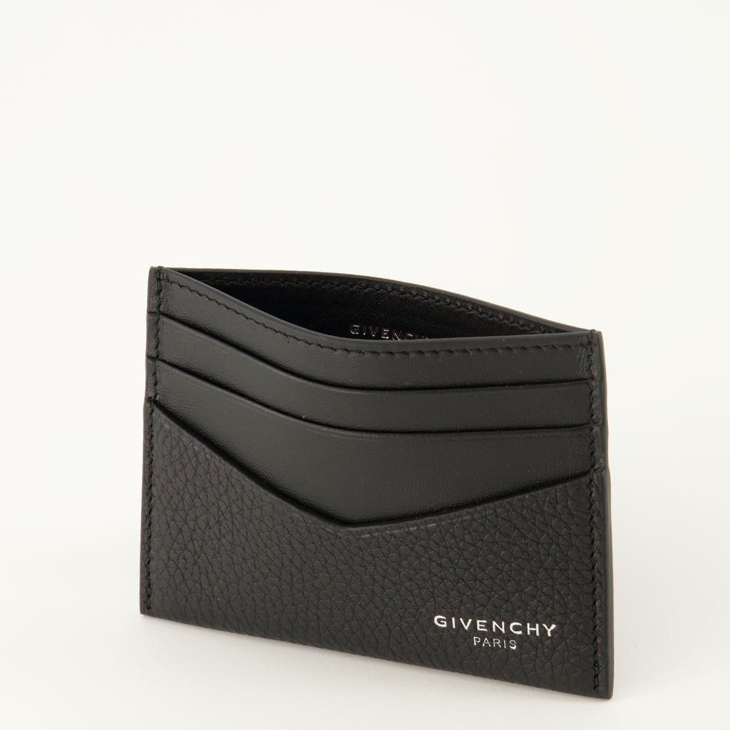 Image of the Givenchy leather cardholder for Men - Autumn-Winter 2025 - Detailed View_2
