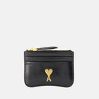 Petite maroquinerie Porte- cartes Paris Paris Ami PARIS Noir Unisexe