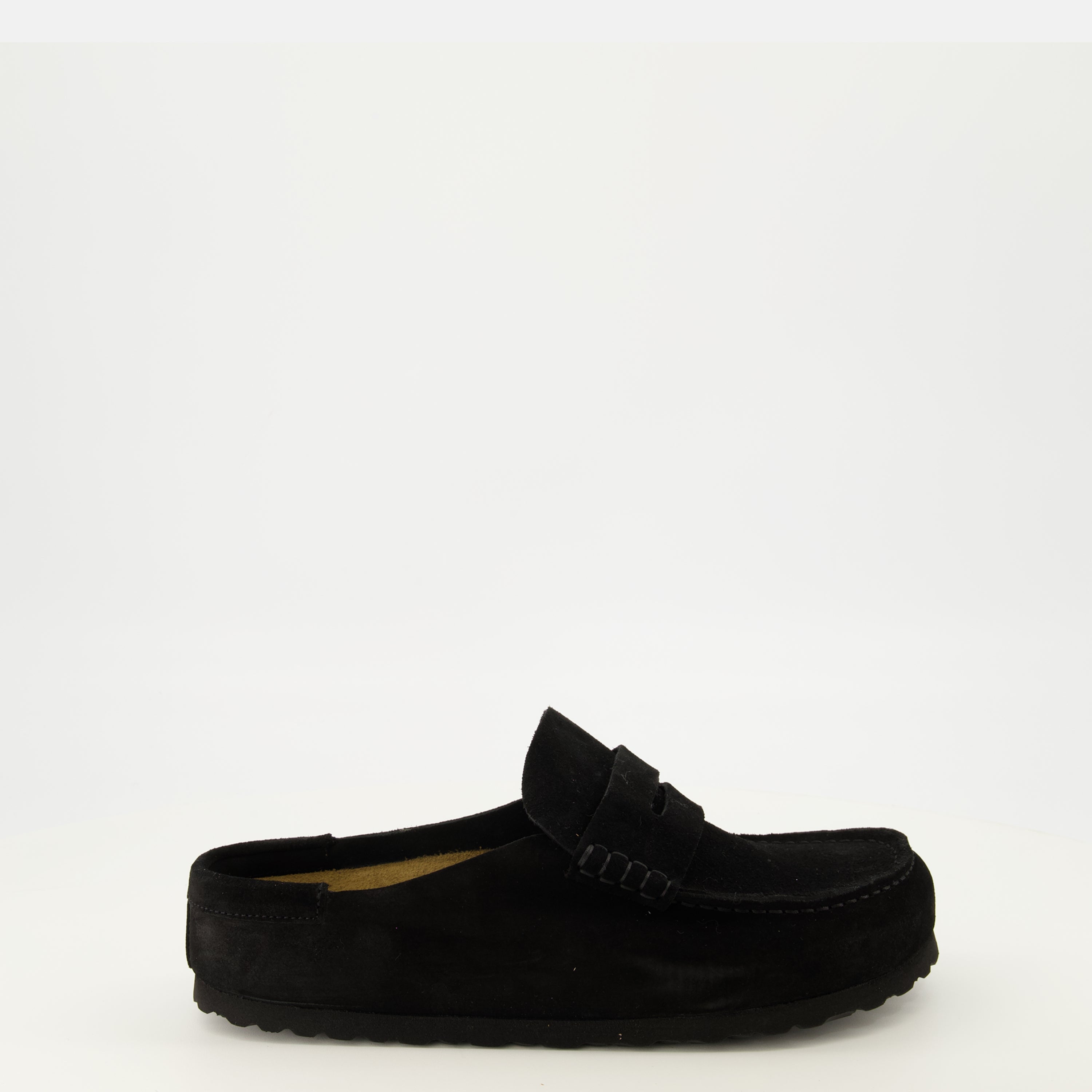 Chaussures ouvertes 나폴리 랩 블랙 뮬 Birkenstock Noir Unisexe