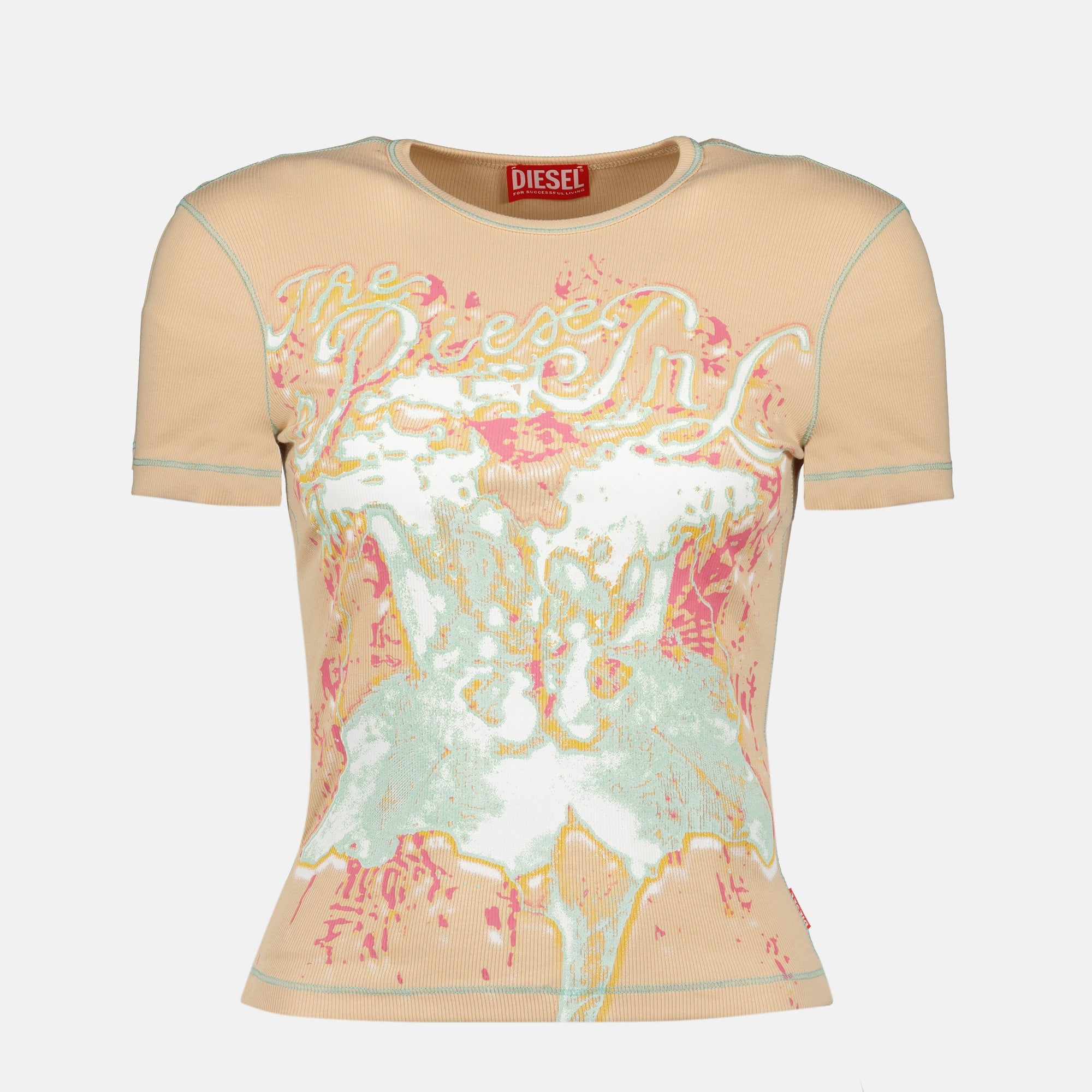 ディーゼルの女性用トップT-Brendaピンクの画像 - 2026年春夏 - 正面ビュー