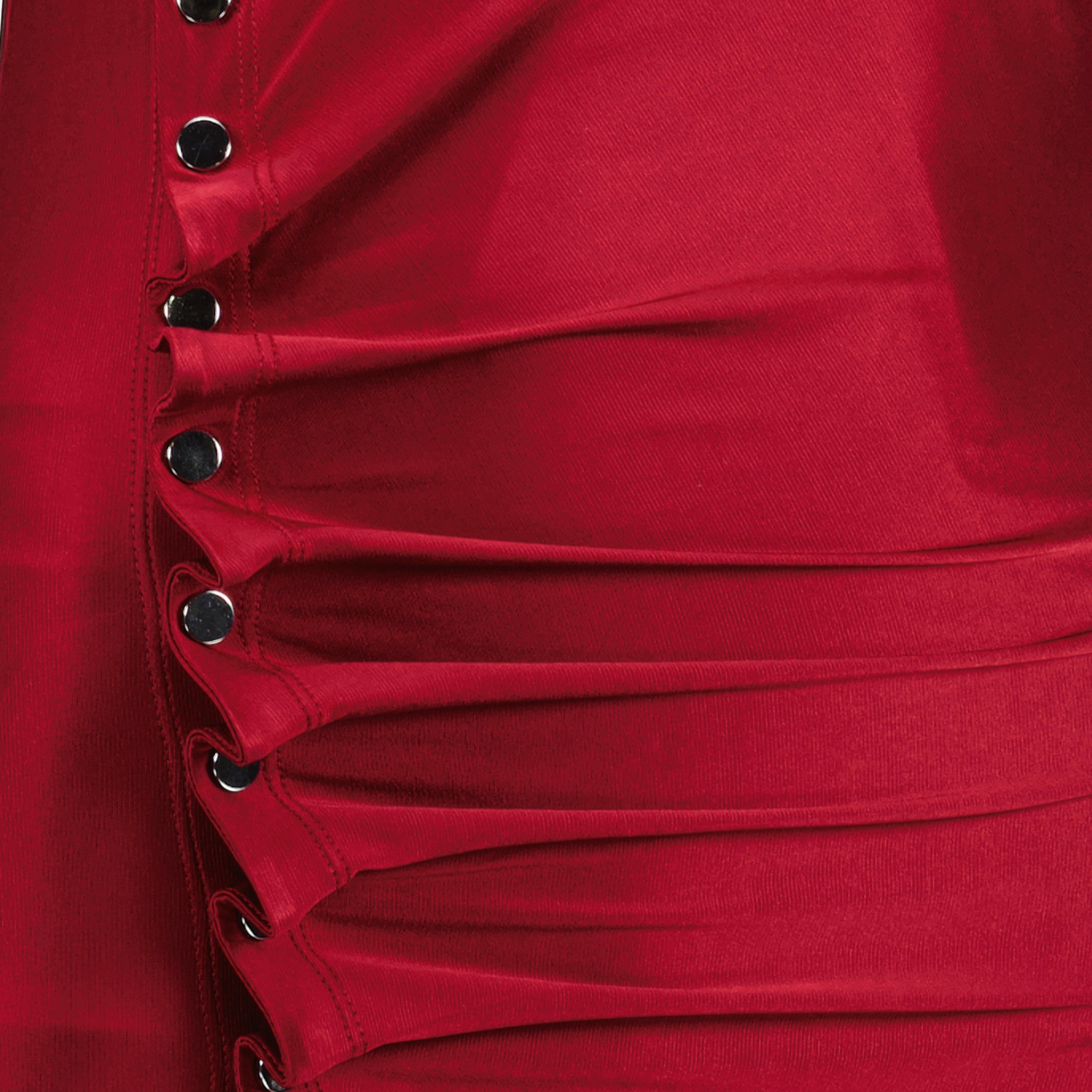 Robes Robe drapée en lurex Rabanne Rouge Femme