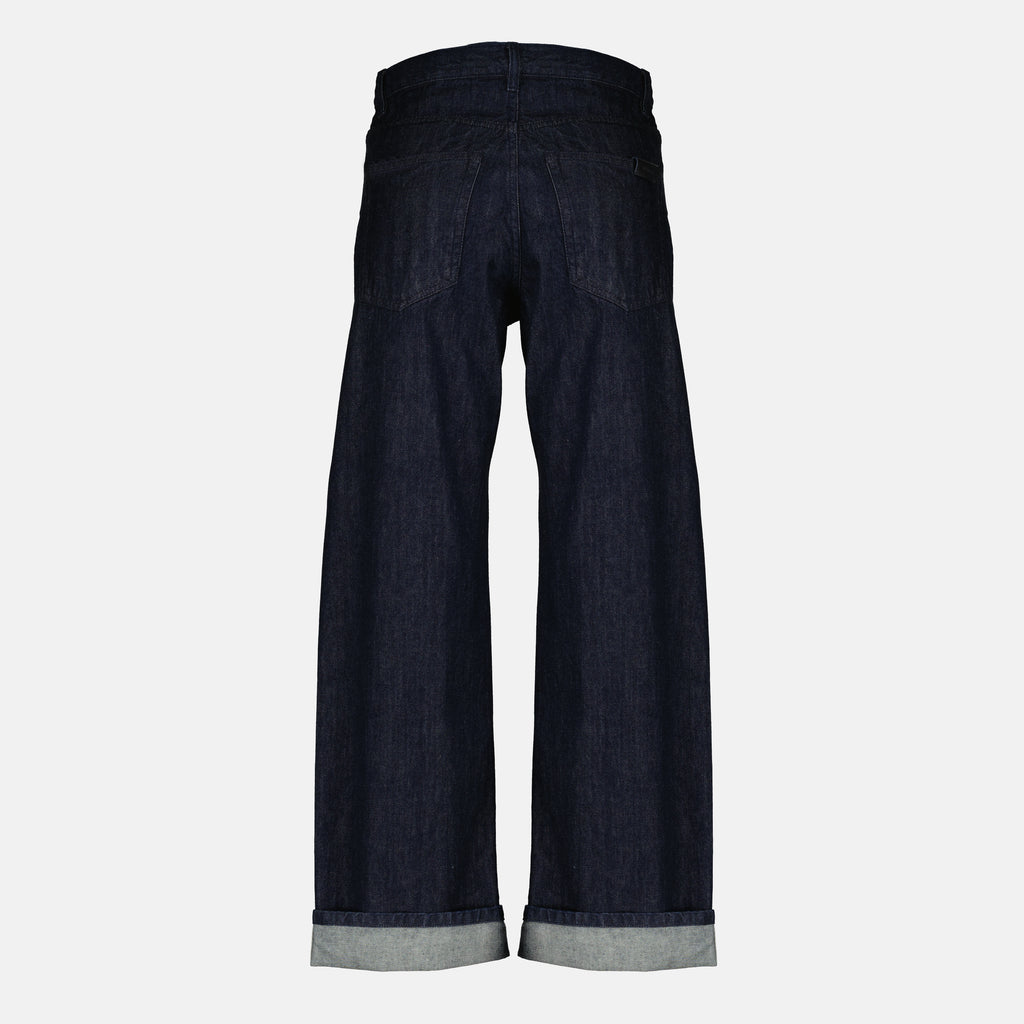 Pantalons 青いデニムジーンズ Moncler Bleu Femme