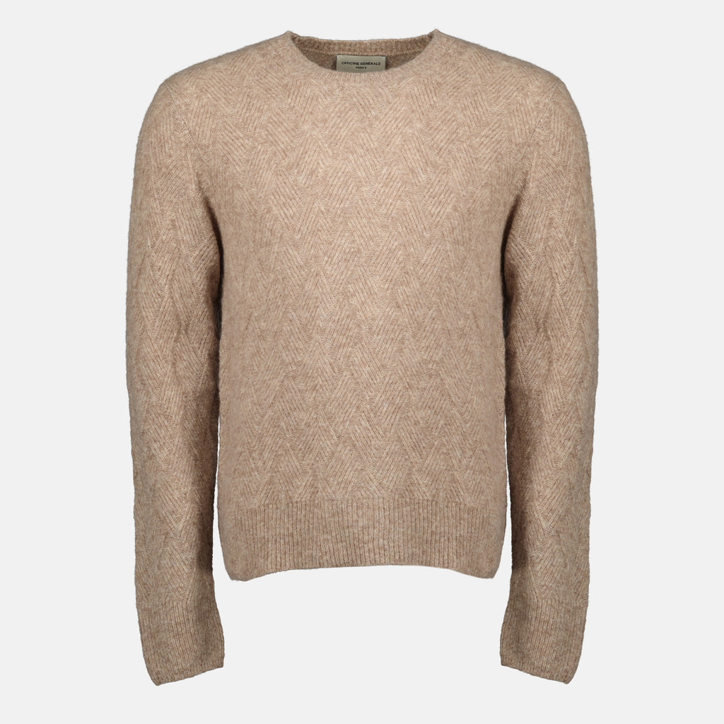 Immagine del pull Marco di Officine Générale per Uomo - Autunno-Inverno 2025 - Vista Frontale