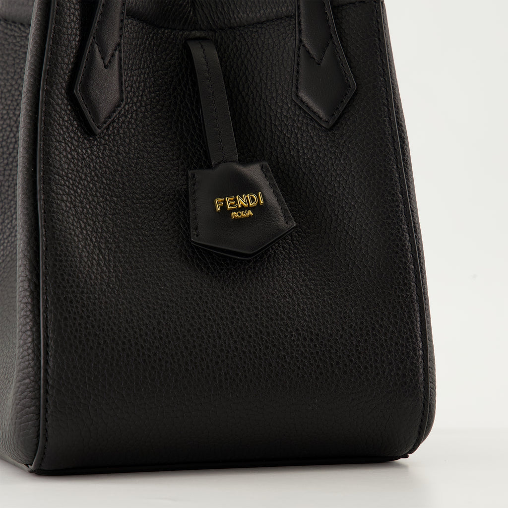 Sacs seau Sac Fendi Origami mini Fendi Noir Femme