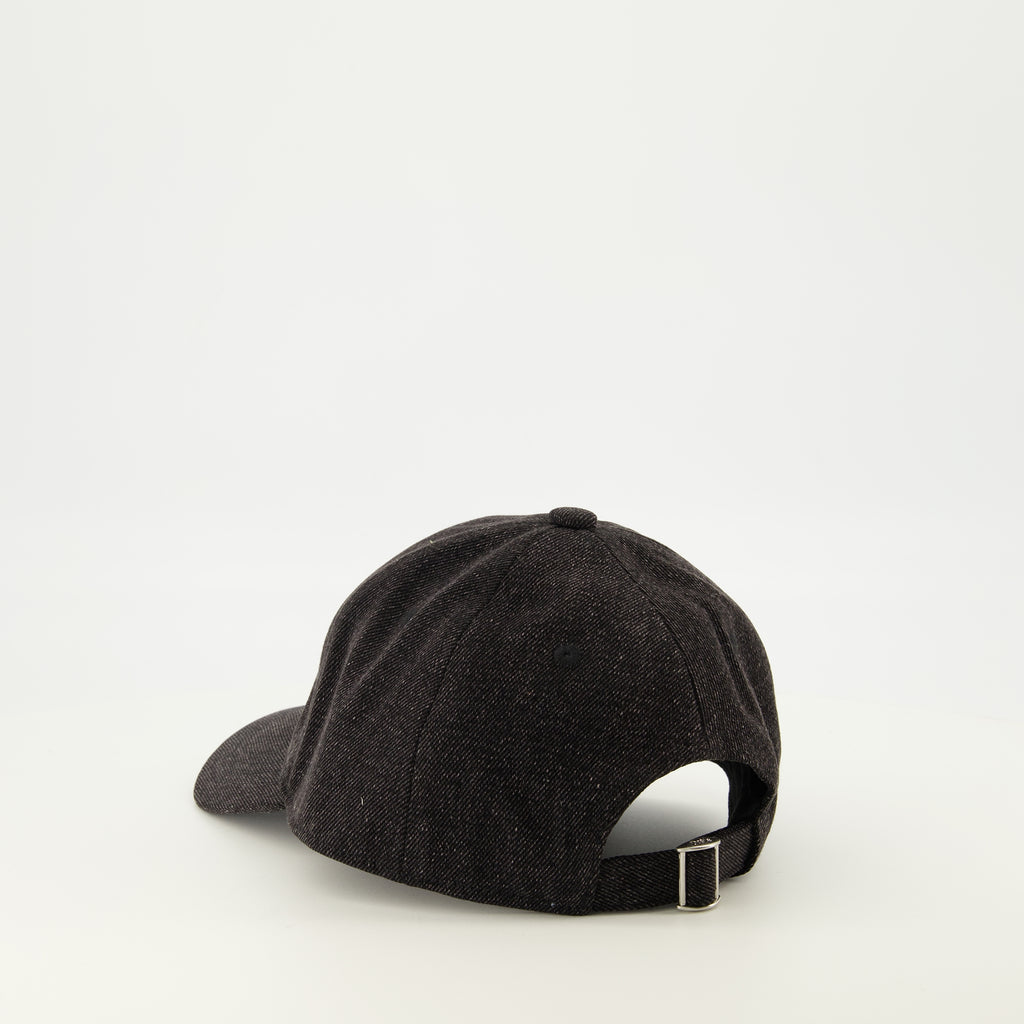 Chapeaux, casquettes et bonnets Cappello Divertente in Denim Nero Drole De Monsieur Noir Homme