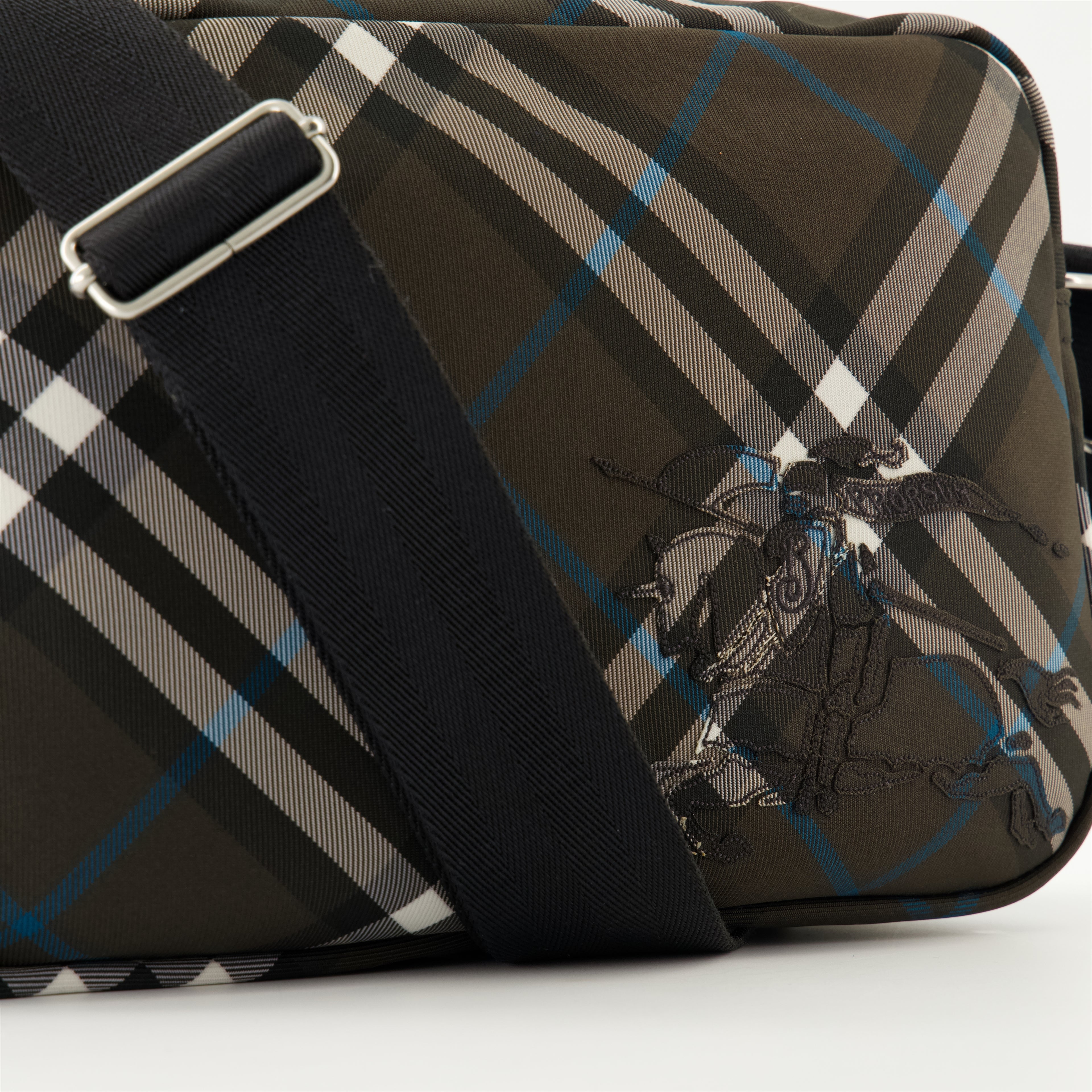 Sacs bandoulière Sac à carreaux Check Burberry Marron Homme