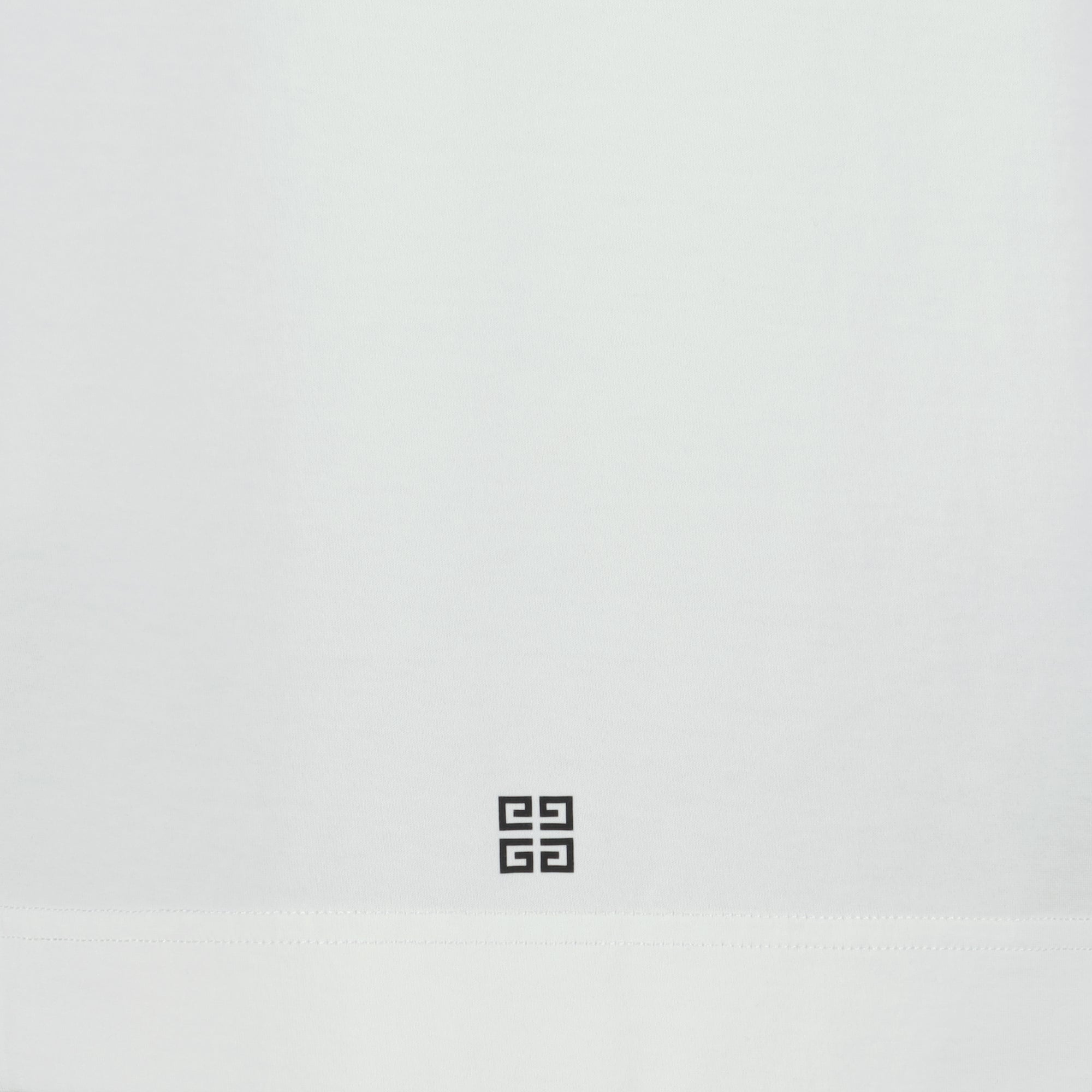 T-shirts T-shirt à logo inversé Givenchy Blanc Homme