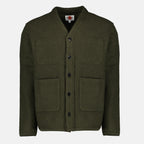 Imagen del cárdigan de lana Seijii de Japan Rag para hombre - Temporada Otoño-Invierno 2025 - Vista frontal