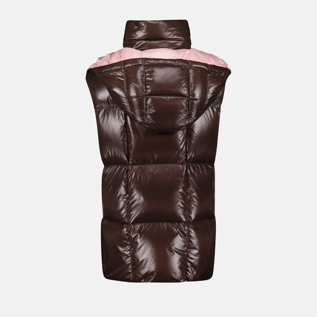 Giacche Giacca Piumino Senza Maniche Luzule Moncler Marrone Femme