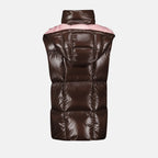 Giacche Giacca Piumino Senza Maniche Luzule Moncler Marrone Femme