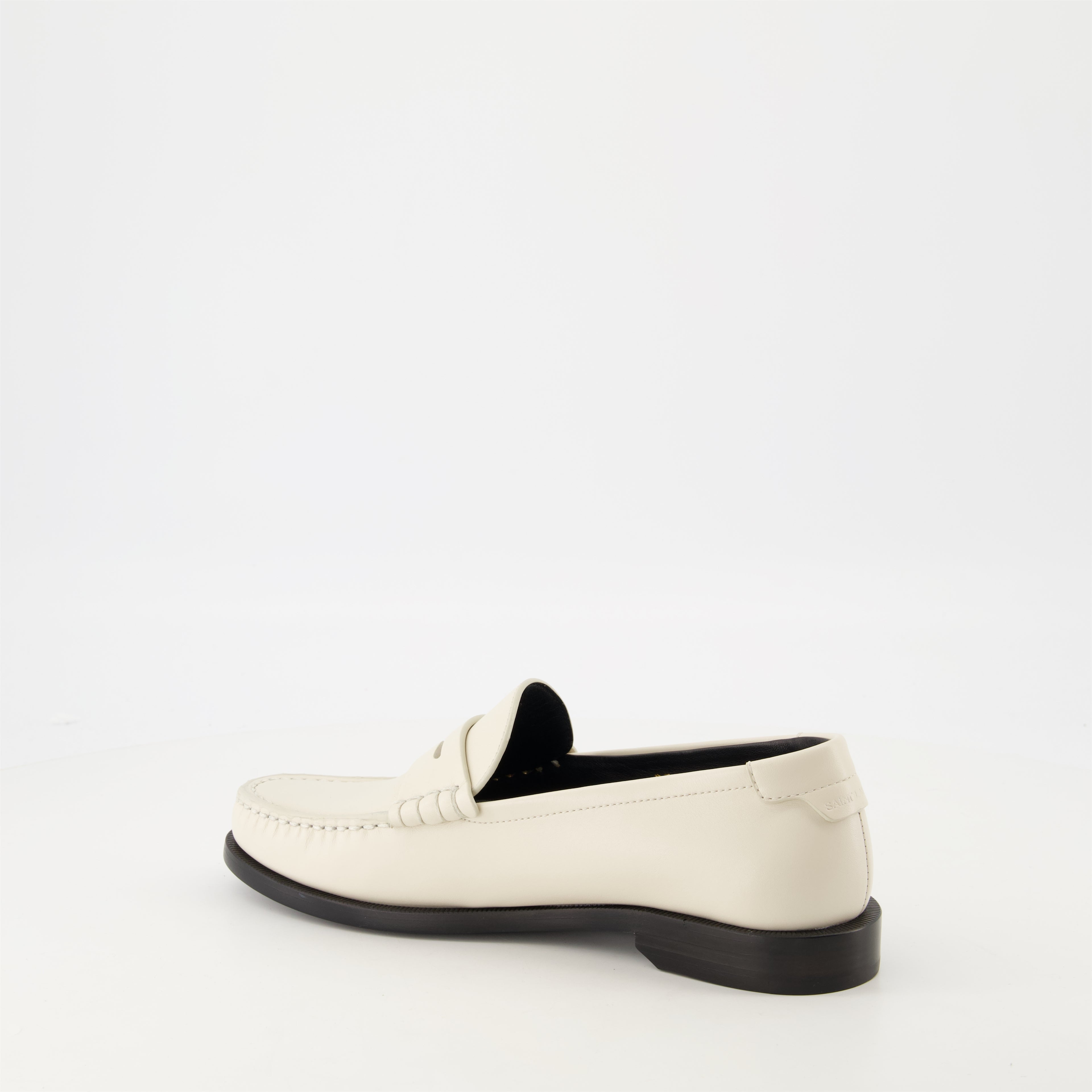 Loafer Mocassins Le Loafer Saint Laurent Weiß Femme