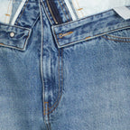 Image de l'article Jean droit en denim de la marque Mm6 pour Femme - Saison Printemps-Été 2026 - Vue détaillée_1