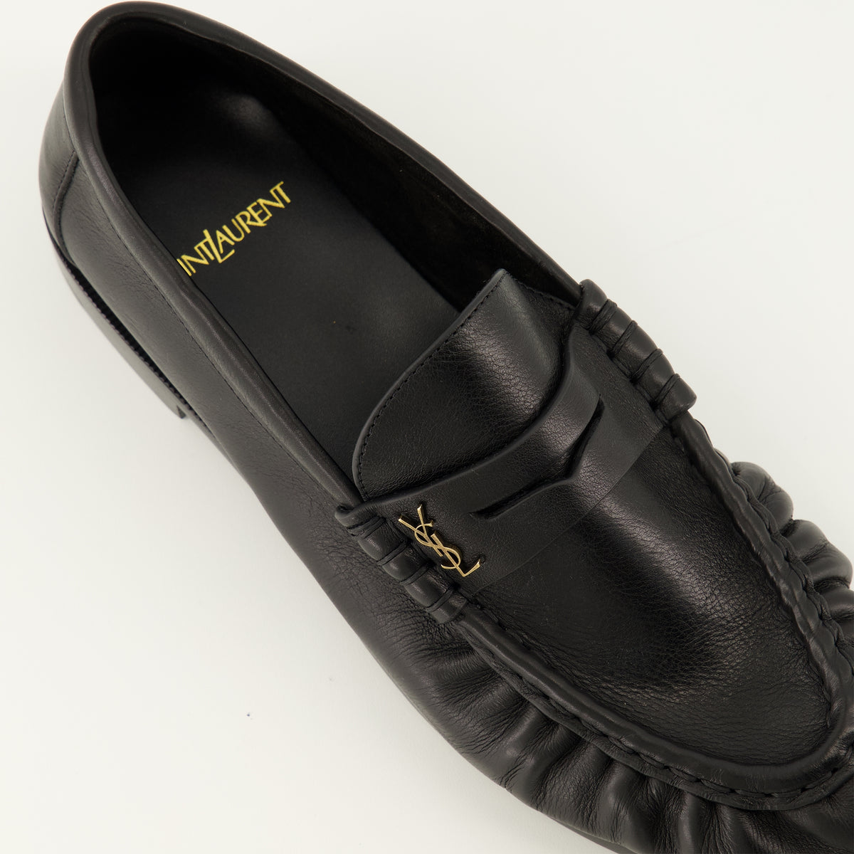 Mocassins 로퍼 섭플 블랙 로퍼 Saint Laurent Noir Femme