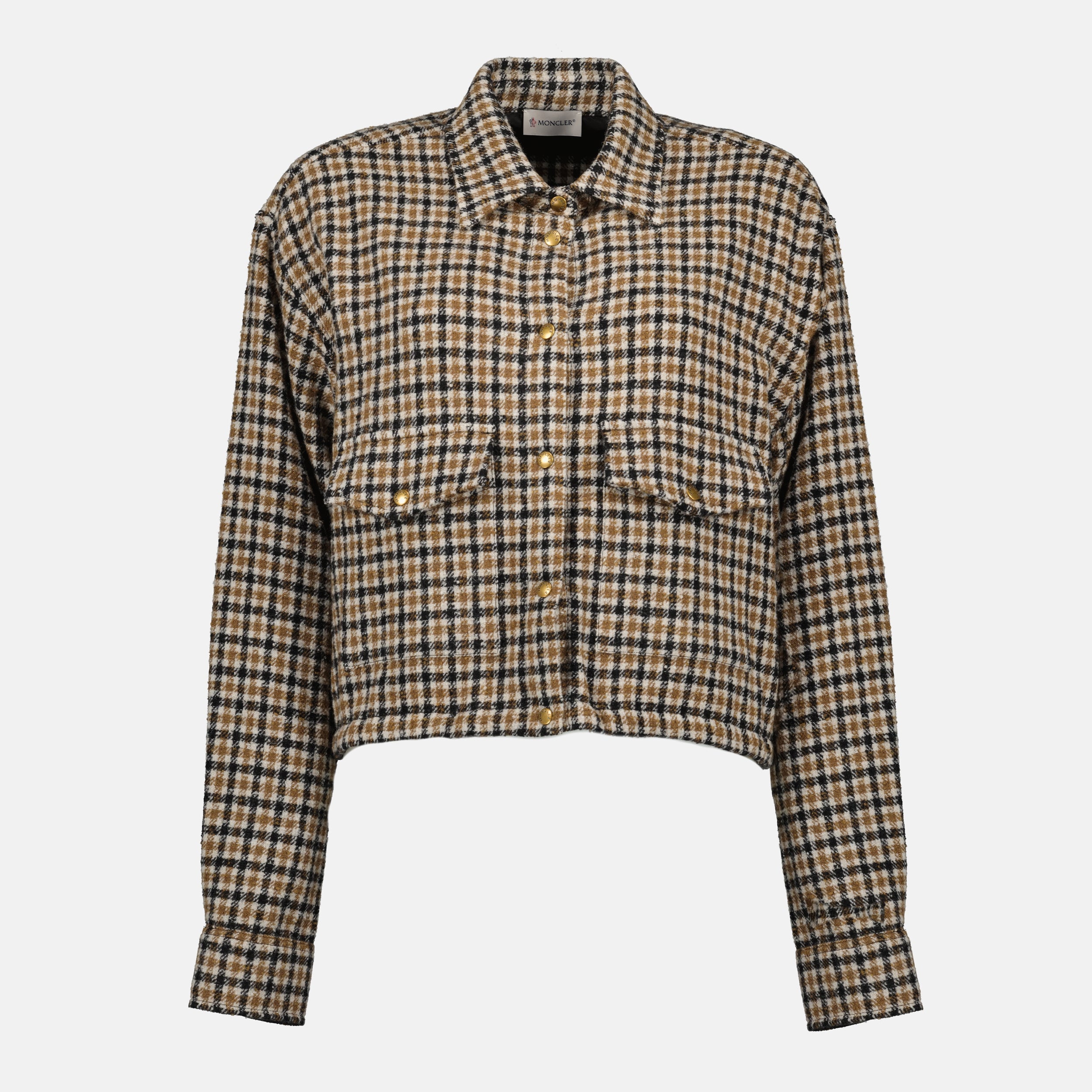 Image de l'article Veste à carreaux de la marque Moncler pour Femme - Saison Automne-Hiver 2025 - Vue de Face