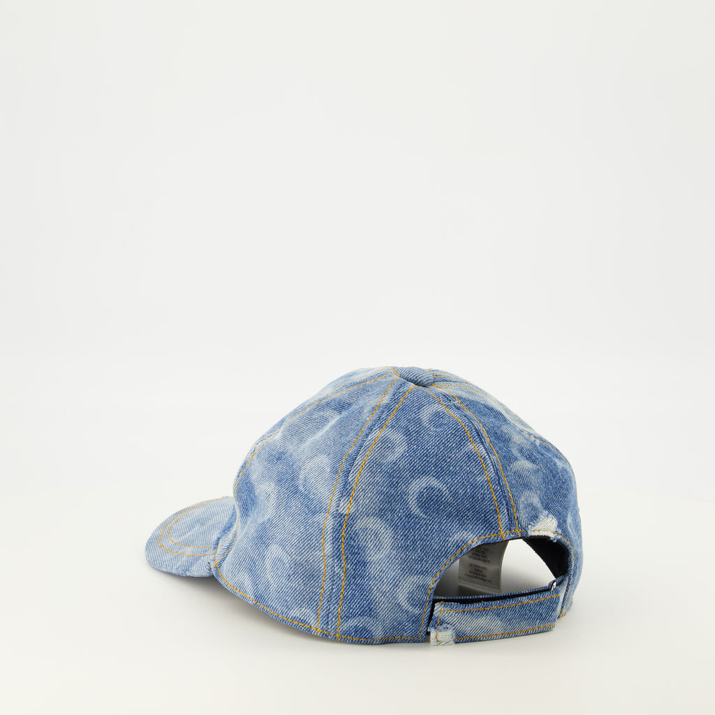 Chapeaux, casquettes et bonnets ムーンデニムキャップ Marine Serre Bleu Femme