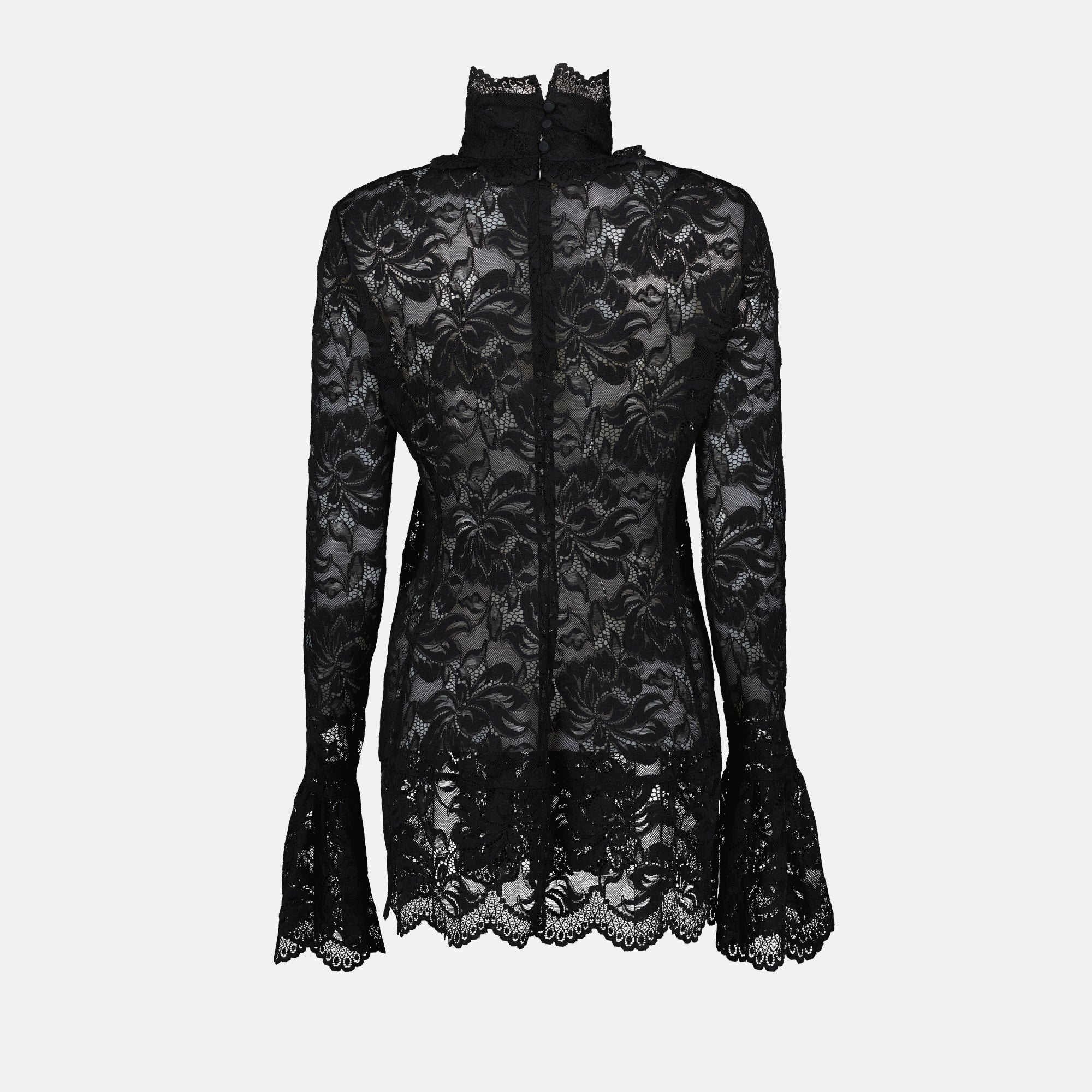 トップス Blouse en dentelle Rabanne 黒 Femme