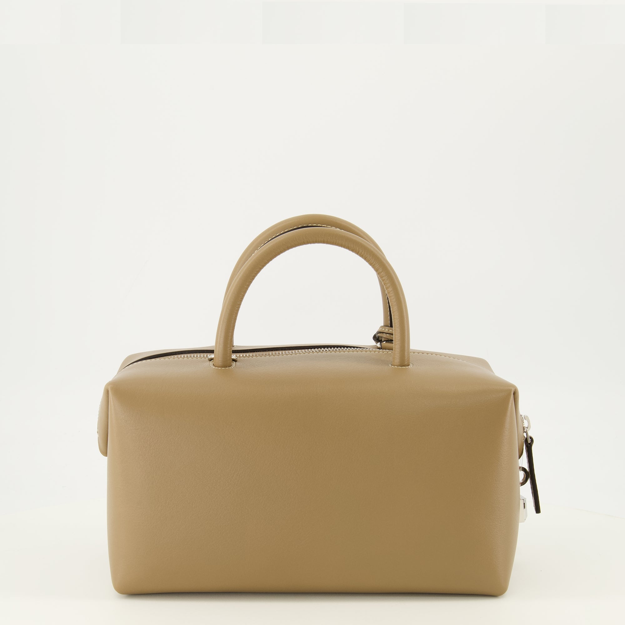 Sacs à main et épaule Mala Boston de Couro Bege Médio Max Mara Beige Femme