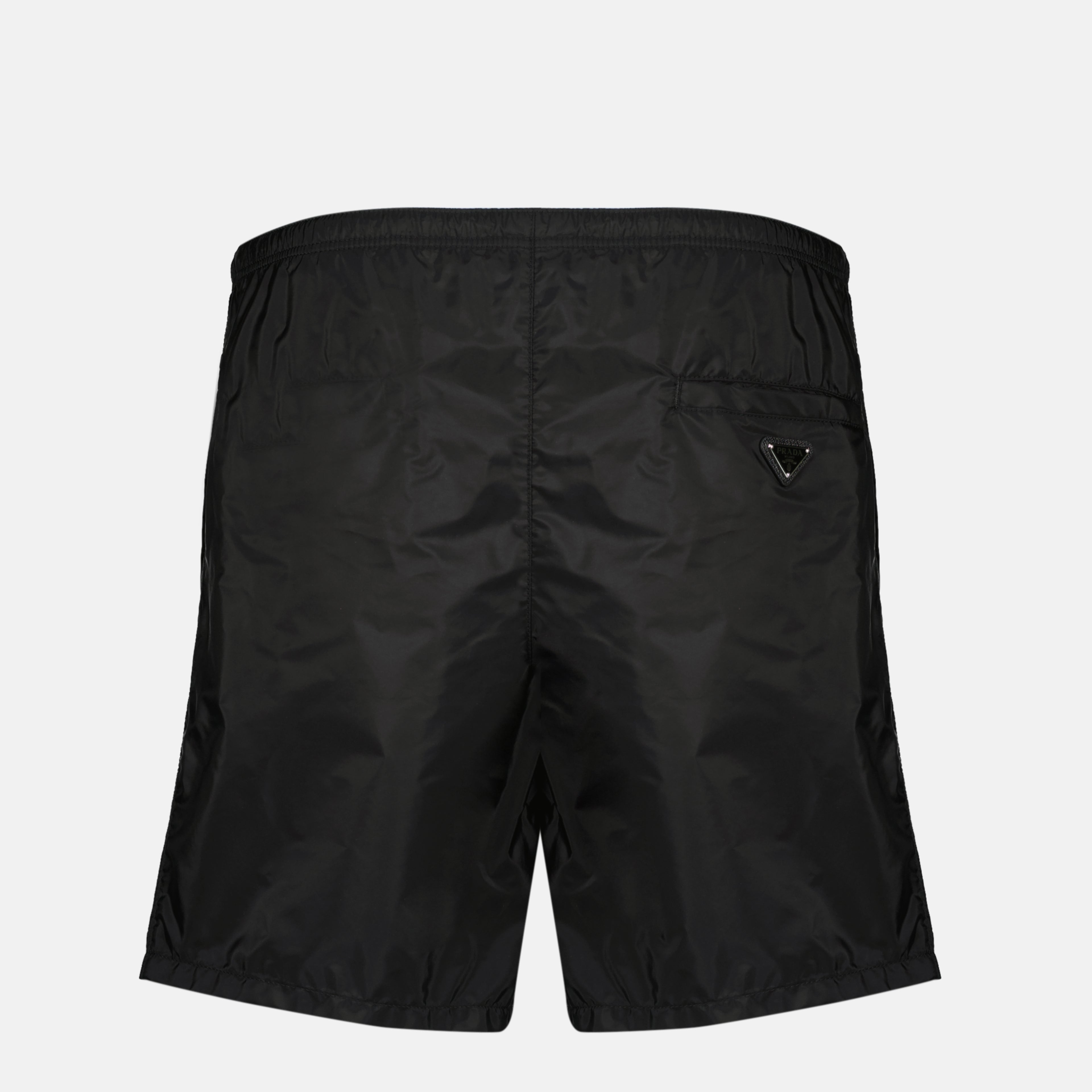 Bild des Prada Herren Badeanzugs aus Re-Nylon in Marineblau - Frühjahr-Sommer 2026 - Rückansicht