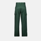 Pantalones Pantalones Cargo de Lana Drole De Monsieur Verde Homme