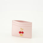 Imagen del porta tarjetas Cherryfic rosa de la marca Valentino Garavani para Mujer - Temporada Primavera-Verano 2026 - Vista Detallada_2
