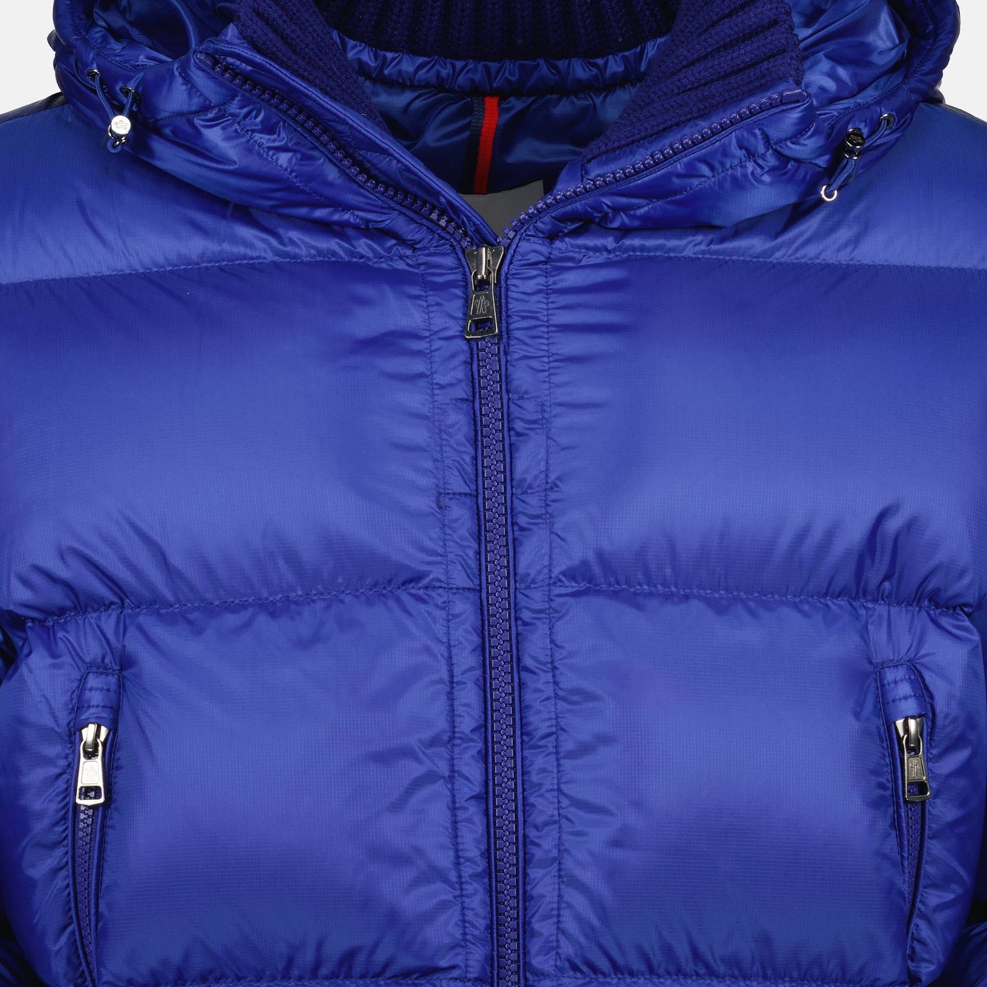 Image de l'article Doudoune Rivau bleu de la marque Moncler pour Homme - Saison Automne-Hiver 2025 - Vue détaillée_1