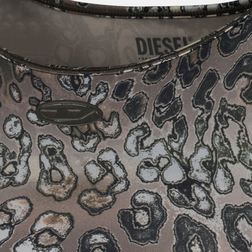Image de l'article Body Angelica à imprimé léopard de la marque Diesel pour Femme - Saison Printemps-Été 2026 - Vue détaillée_1