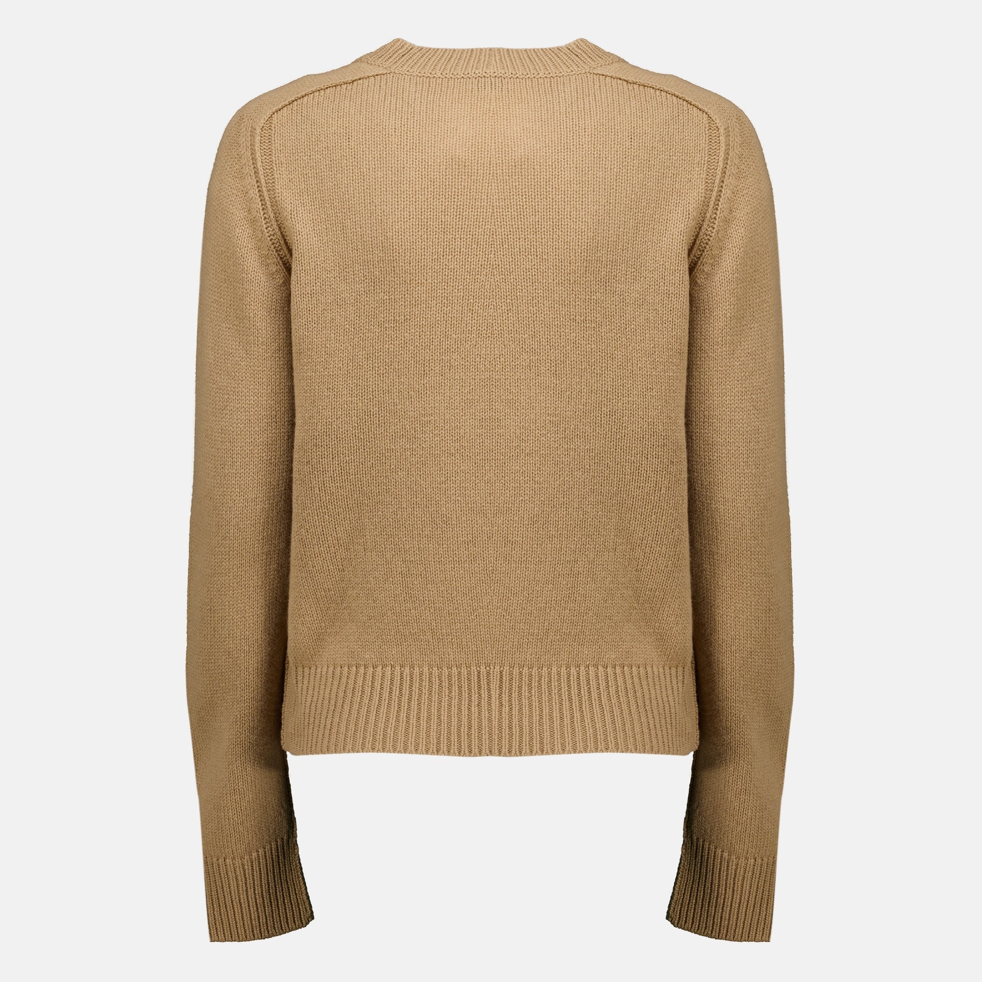 Maille Brauner Wollpullover Burberry Beige Femme