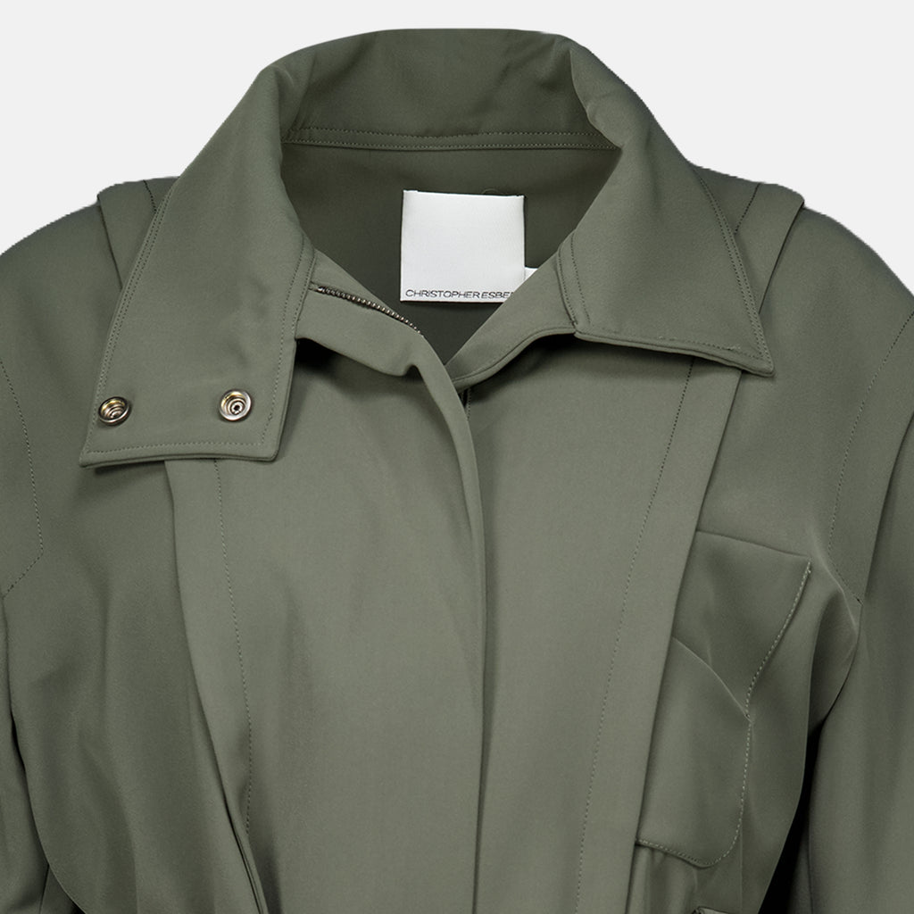 Vestes Virelle Khaki Jacket Christopher Esber Vert Femme