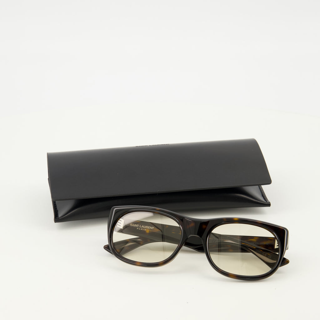 Image de l'article Lunettes de soleil SL 815 Romy marron de la marque Saint Laurent pour Unisex - Saison Printemps-Été 2026 - Vue détaillée_3