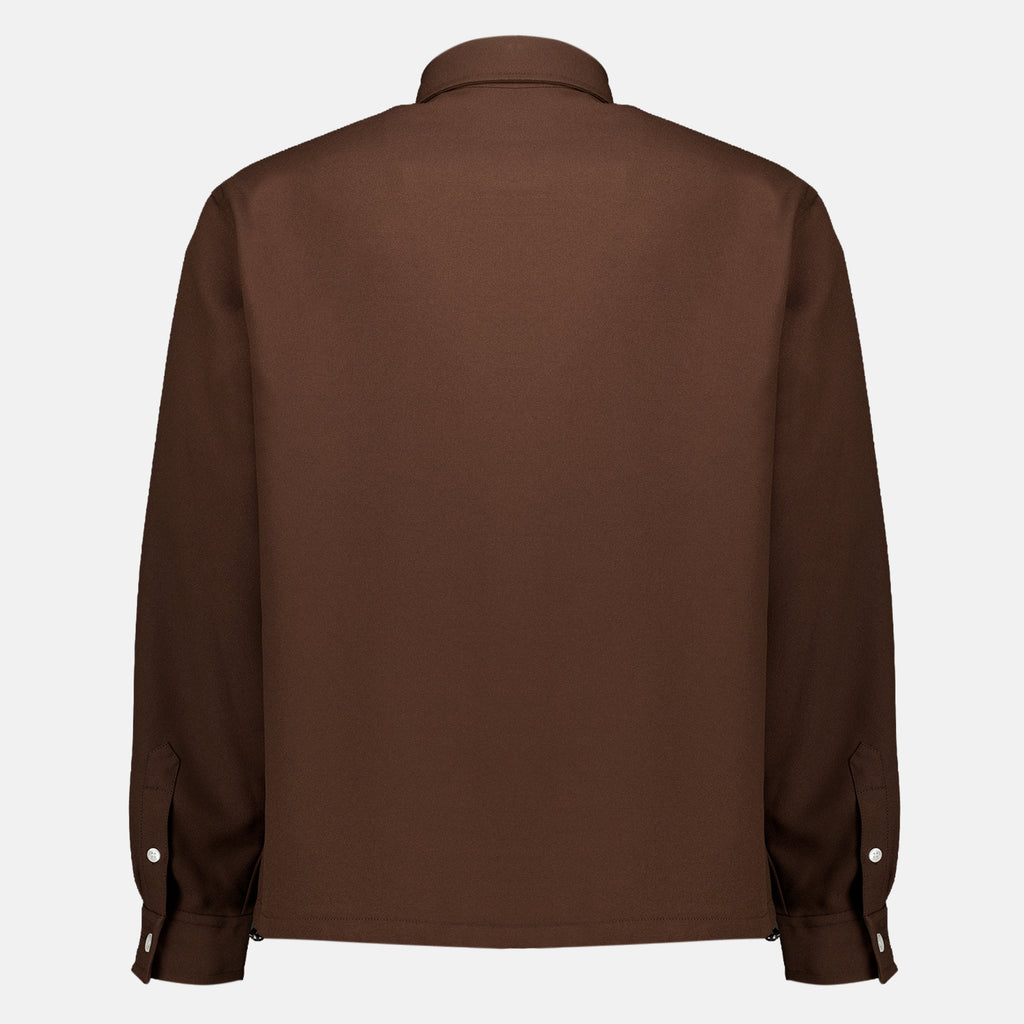 Chemises Chemise élastiquée marron Drole De Monsieur Marron Homme