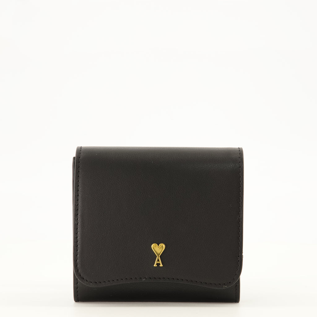 Petite maroquinerie Cartera Negra Paris Paris Ami PARIS Noir Unisexe