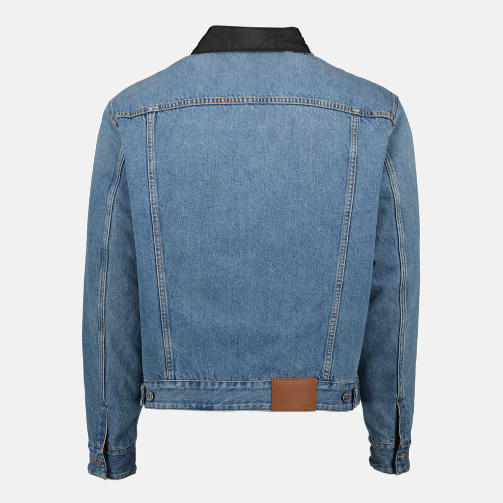 Vestes Veste en jean réversible Cannage Dior Bleu Homme