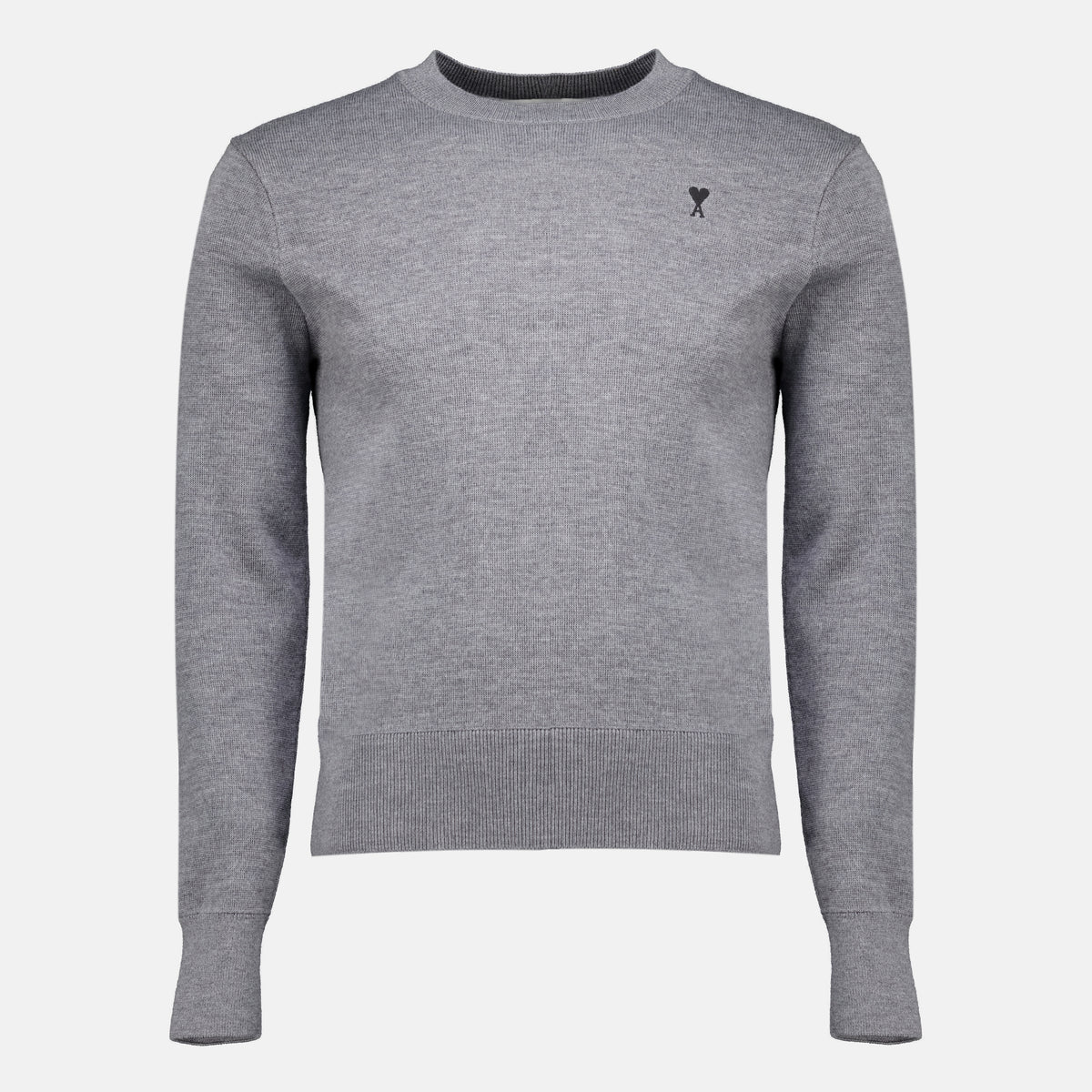 Maille Pull gris en laine Ami PARIS Gris Homme