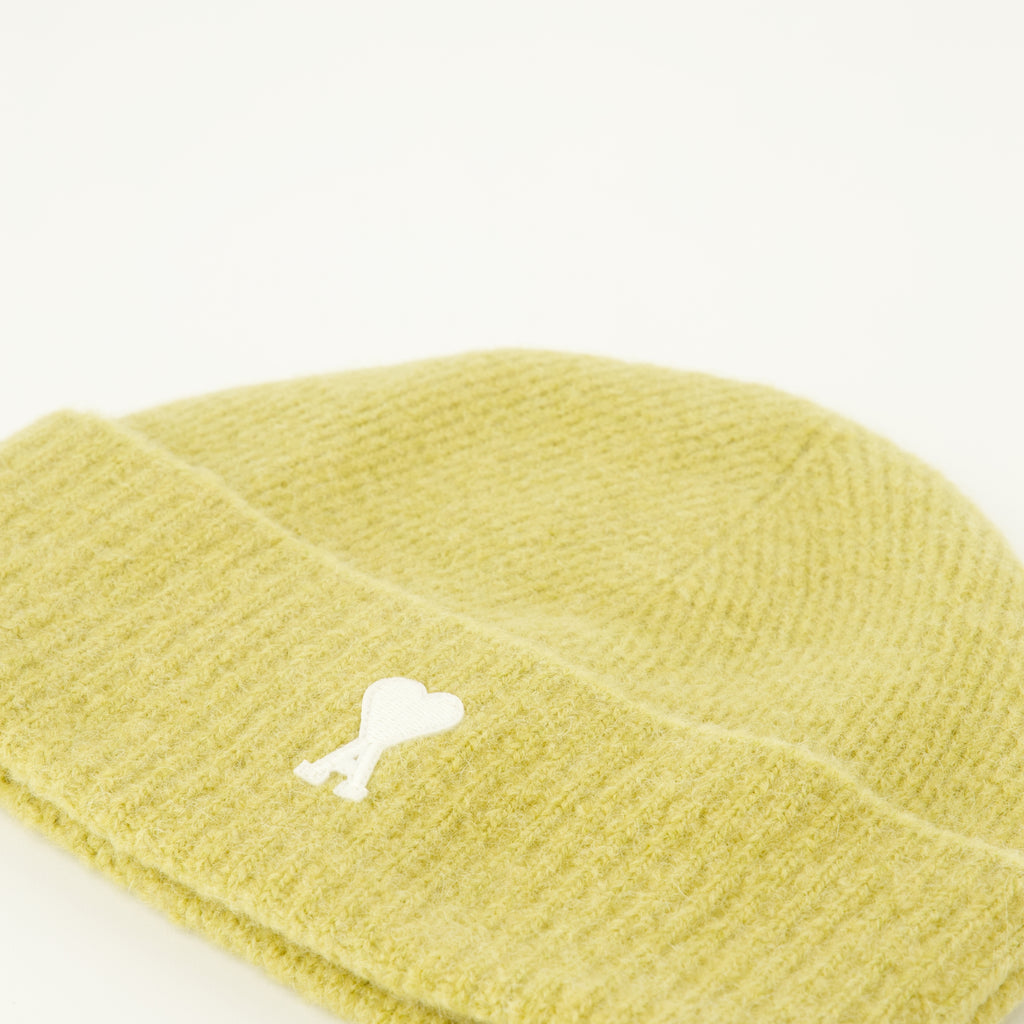 Chapeaux, casquettes et bonnets アミ・ド・クール ビーニー Ami PARIS Jaune Unisexe