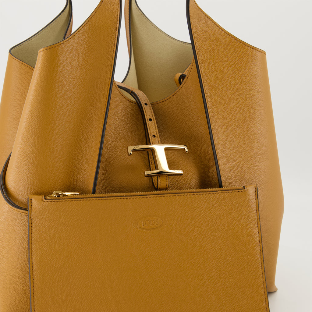 Tote bags T Timeless Tote Bag Tod's Brown Femme