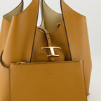 Tote bags T Timeless Tote Bag Tod's Brown Femme