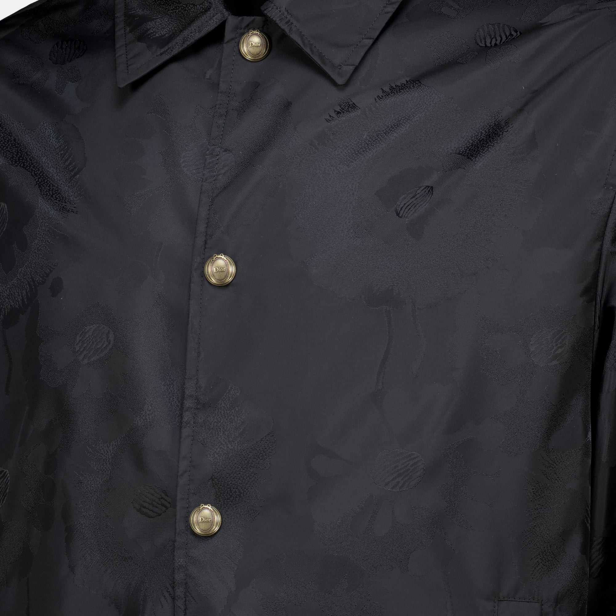 Vestes Byzance Black Coach Jacket Dior Noir Homme
