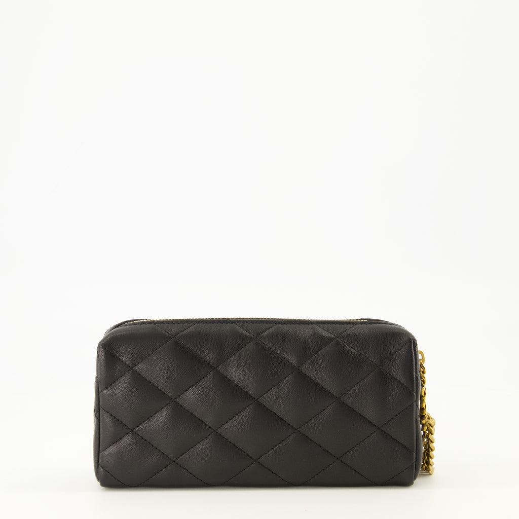 Image de l'article Pochette Bijou Cassandre noir de la marque Saint Laurent pour Femme - Saison Printemps-Été 2026 - Vue de Dos