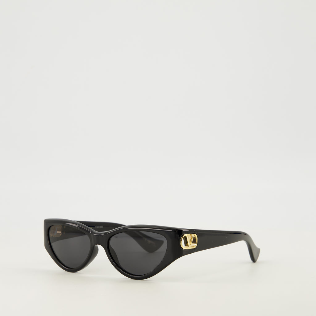Lunettes 검은 고양이눈 안경 (아세테이트) Valentino Garavani Noir Femme