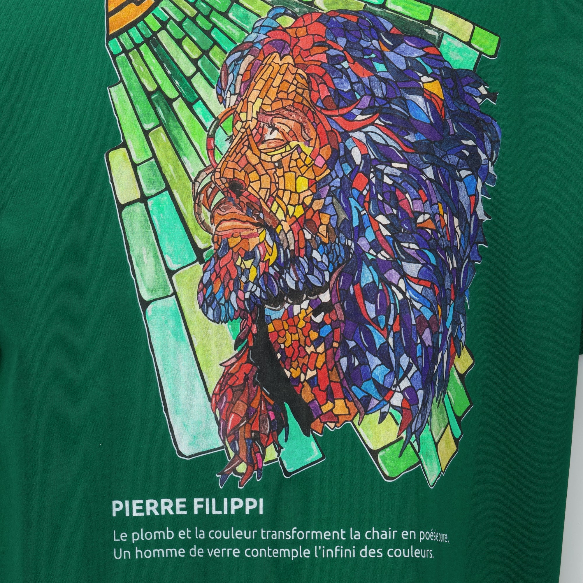 T-shirts T-shirt Pierre Filippi Verde Fair Vert Homme