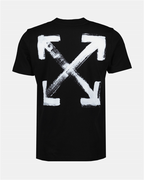 T-Shirts OMAA027F22JER009 1001 black white Off-White Schwarz Homme